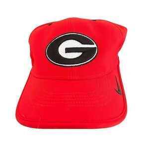 Nike‎ Georgia Bulldogs Red Adjustable Baseball Cap Unisex Adults